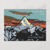 Mount Everest - De verbluffende top van de planeet Briefkaart (Voorkant)