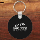 Mount Everest Grappige Bergbeklimming Expeditie  Sleutelhanger (Voorkant)