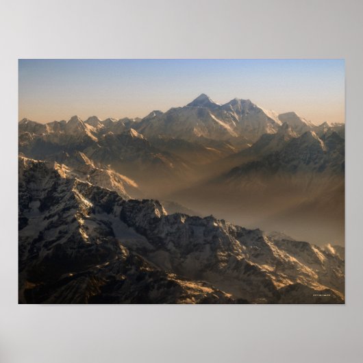 Mount Everest, Himalaya Mountains, Azië Poster (Voorkant)