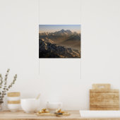 Mount Everest, Himalaya Mountains, Azië Poster (Keuken)
