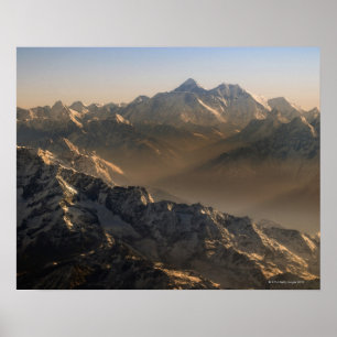 Mount Everest, Himalaya Mountains, Azië Poster