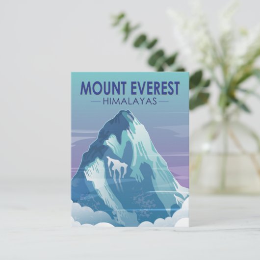 Mount Everest Himalayas  Briefkaart (Staand voorkant)
