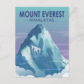 Mount Everest Himalayas  Briefkaart (Voorkant)
