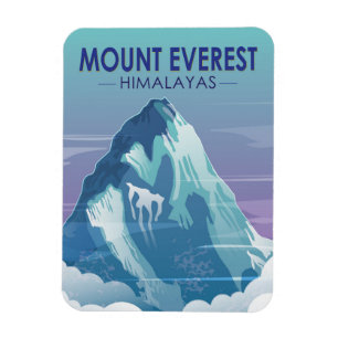Mount Everest Himalayas Magneet