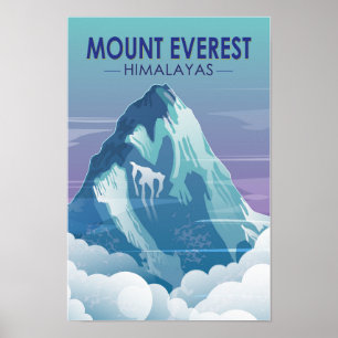 Mount Everest Himalayas  Poster