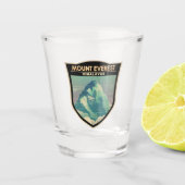 Mount Everest Himalayas  Shot Glas (Voorkant)