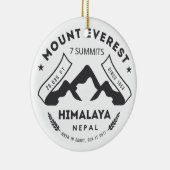 Mount Everest Keramisch Ornament (Rechts)
