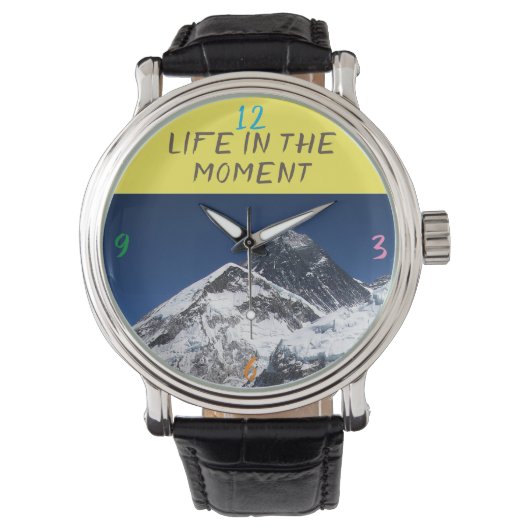 Mount Everest Klok Horloge (Voorkant)