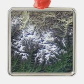 Mount Everest Metalen Ornament (Voorkant)
