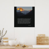Mount Everest Motivatie Poster (Keuken)