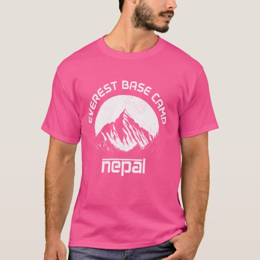 Mount Everest Nepal Himalaya Mountain T-shirt (Voorkant)