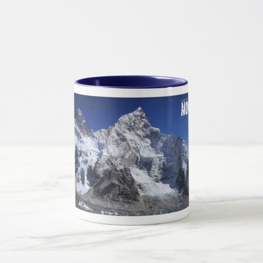 Mount Everest Panoramic Coffee Mok (Midden)