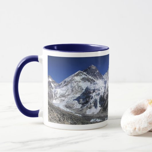 Mount Everest Panoramic Coffee Mok (Met donut)