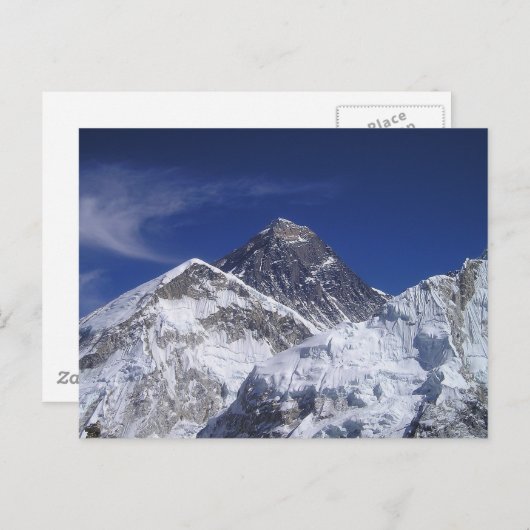 Mount Everest Photo Briefkaart (Voorkant / Achterkant)