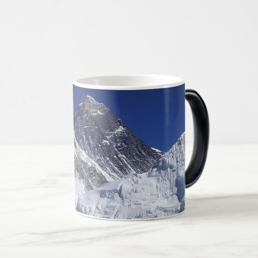 Mount Everest Photo Magische Mok (Voorkant rechts)