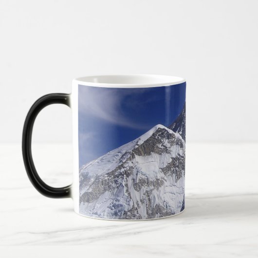 Mount Everest Photo Magische Mok (Links)