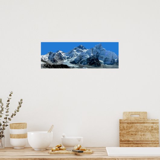 Mount Everest Poster (Keuken)