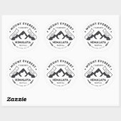 Mount Everest Ronde Sticker (Vel)