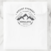 Mount Everest Ronde Sticker (Tas)