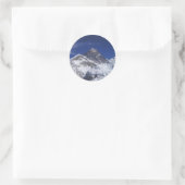 Mount Everest Ronde Sticker (Tas)