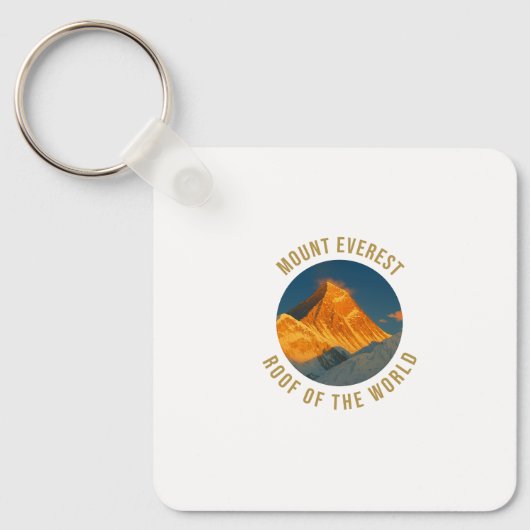 Mount Everest Sagarmatha Sleutelhanger (Voorkant)