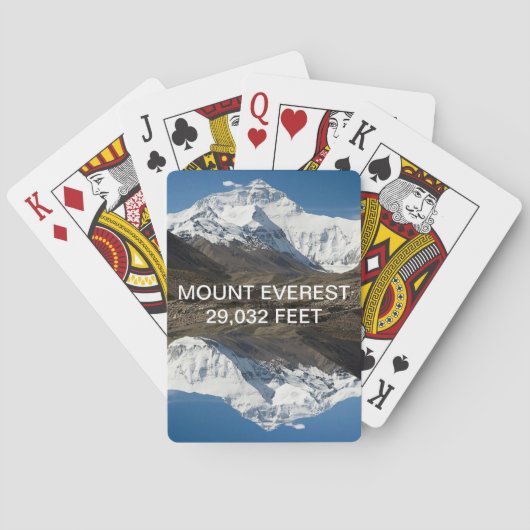 Mount Everest speelkaarten (Achterkant)