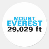 Mount Everest Sticker (Voorkant)
