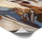 Mount Everest Top Uitzicht Poster (Hoek)