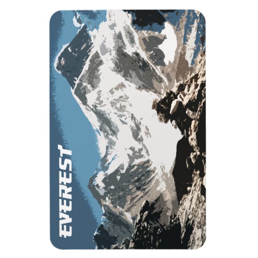 Mount Everest Uitzicht, Nepal Magneet (Verticaal)