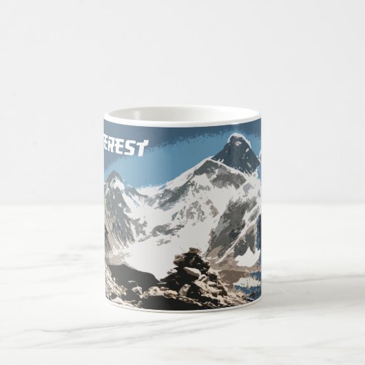 Mount Everest Uitzicht, Souvenir, Nepal Koffiemok (Center)