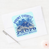 Mount Everest Vierkante Sticker (Envelop)