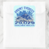 Mount Everest Vierkante Sticker (Tas)