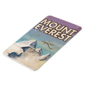 Mount Everest vintage reisposter Magneet (Linkerzijde)