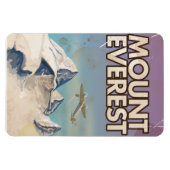 Mount Everest vintage reisposter Magneet (Horizontaal)