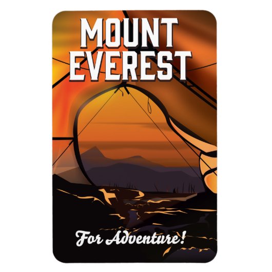 Mount Everest Voor Avontuur! Magneet (Verticaal)
