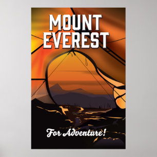 Mount Everest voor avontuur! Poster