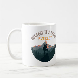 Mount Everest, wandelaar Koffiemok