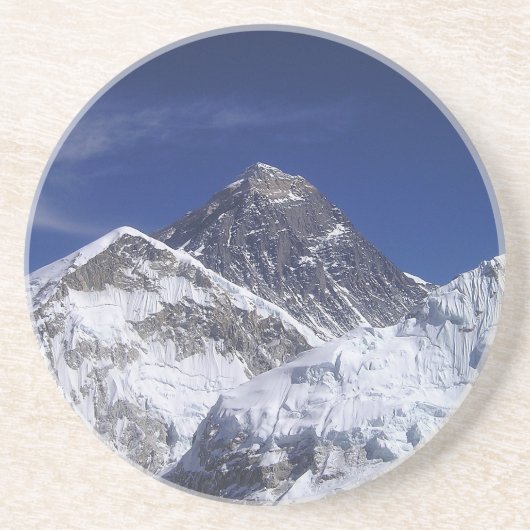 Mount Everest Zandsteen Onderzetter (Voorkant)