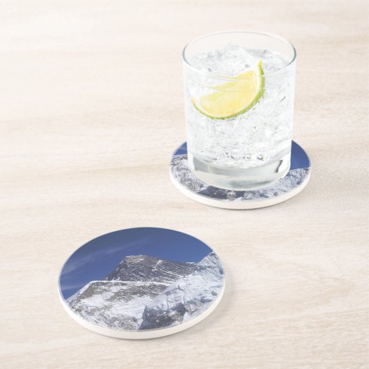 Mount Everest Zandsteen Onderzetter (Zijkant)