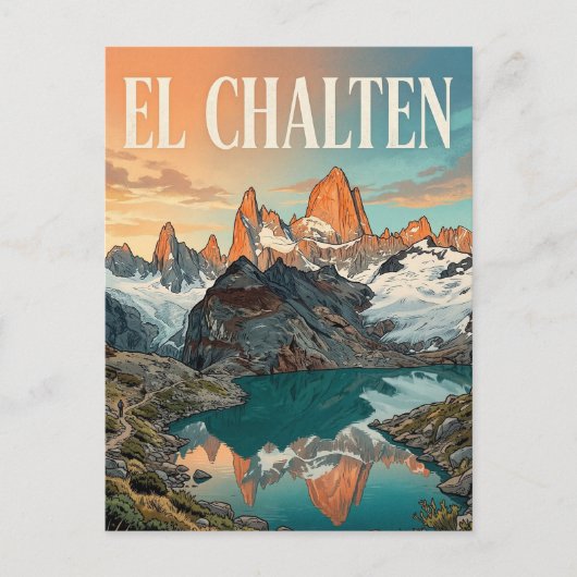 Mount Fitz Roy Briefkaart (Voorkant)