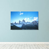 Mount Fitz Roy Canvas Afdruk (Insitu (Houten vloer))