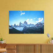 Mount Fitz Roy Canvas Afdruk (Insitu (Woonkamer))