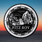 Mount Fitz Roy - Cerro Chaltén Zuid-Amerika Ronde Button 4,0 Cm