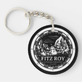 Mount Fitz Roy - Cerro Chaltén Zuid-Amerika Sleutelhanger (Voorkant)