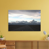Mount Fitz Roy en Andes Range Canvas Afdruk (Insitu (Woonkamer))