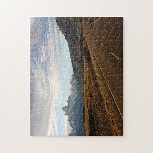 Mount Fitz Roy en Mount Cerro Torre Legpuzzel (Verticaal)