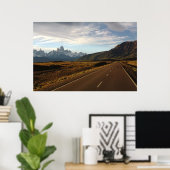 Mount Fitz Roy en Mount Cerro Torre Poster (Thuiskantoor)