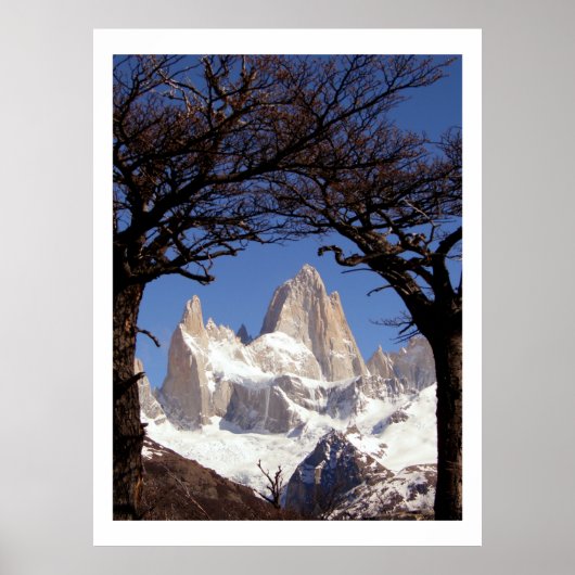 Mount Fitz Roy Patagonia Poster (Voorkant)