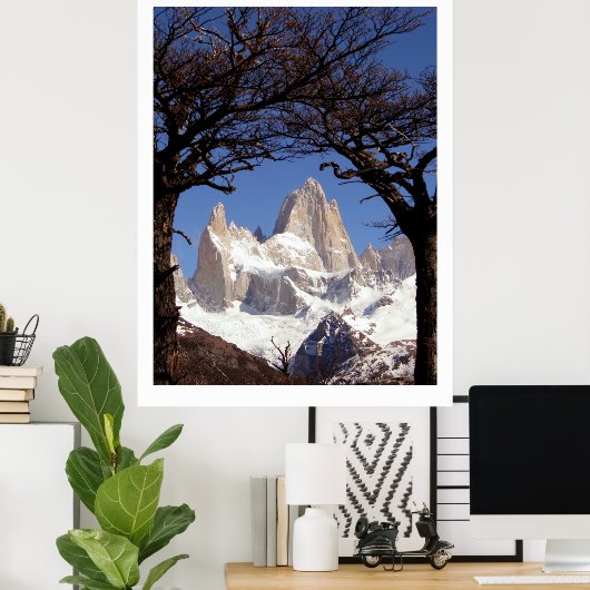 Mount Fitz Roy Patagonia Poster (Thuiskantoor)
