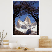 Mount Fitz Roy Patagonia Poster (Keuken)